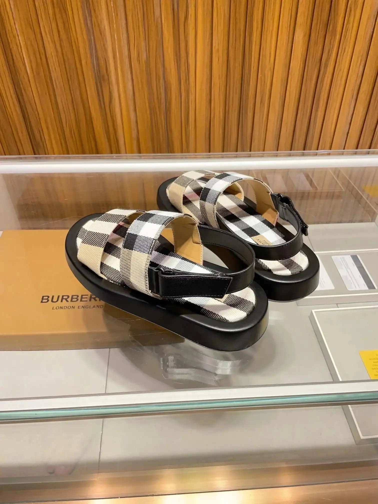 Burberry Check Strap Sandals photo 4