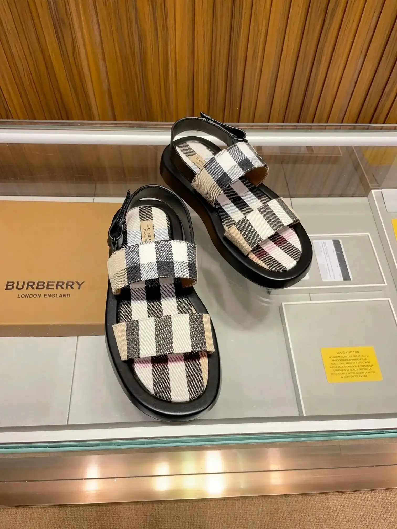 Burberry Check Strap Sandals photo 5