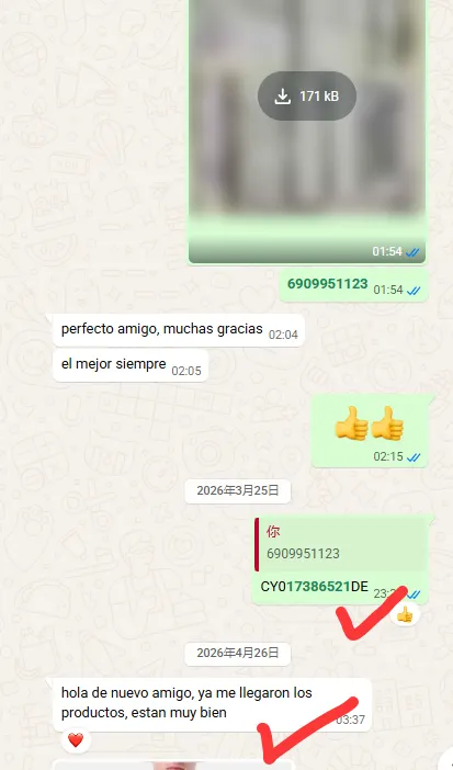 Customer payment confirmed — $460 order (Spain)